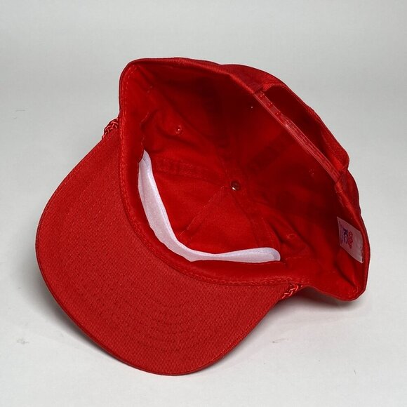 Vintage Jolly Jellies Snapback Trucker Hat Red Rope Detail Promotional Cap - Picture 6 of 7